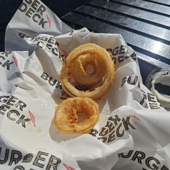 Burger Deck - Onion rings - Burgers Near Me - San Diego, California