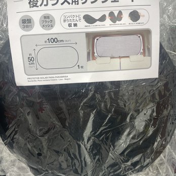 Daiso - Back window shade for car only $1 - Discount Store Near Me - Dublin, California