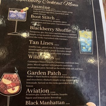 113 Main - Current Drink menu - Cocktail Bars Near Me - Sandpoint, Idaho