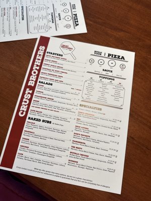 Menu photo 7 Crust Brothers Pizza Scottsdale, AZ Menu photo 7 Crust Brothers Pizza Scottsdale, AZ
