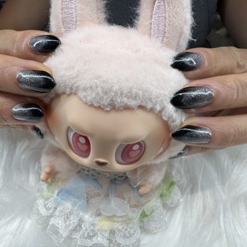 KT Keep In Touch Nails and Spa - Halloween cat eye nails by Katelyn - Nail Salons Near Me - Tempe, Arizona KT Keep In Touch Nails and Spa - Halloween cat eye nails by Katelyn - Nail Salons Near Me - Tempe, Arizona