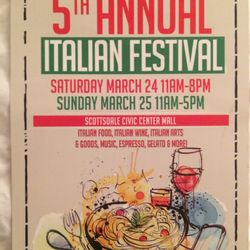 Italian Festival of Arizona - I got this flyer at Guido's before the event