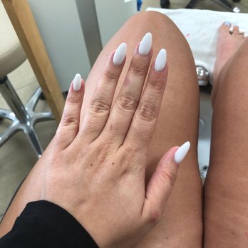 Styles Nails & Spa - Dip powder, white, almond shape! - Nail Salons Near Me - El Cajon, California Styles Nails & Spa - Dip powder, white, almond shape! - Nail Salons Near Me - El Cajon, California