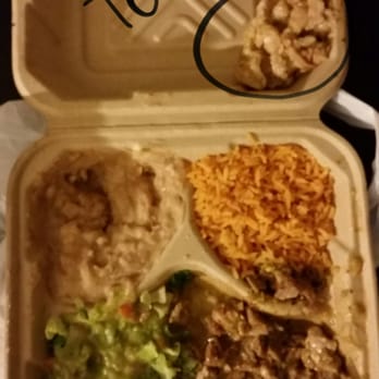 Tres Potrillos - Chili verde plate with almost more fat than meat - Mexican Near Me - Sunnyvale, California