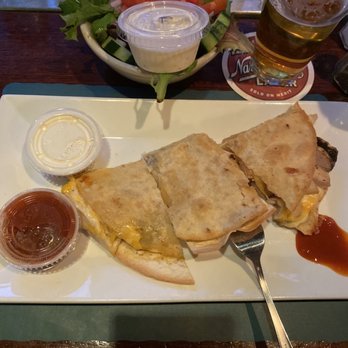 BK Sweeney's Uptown Grille - Chicken Quesadilla with salad - American Near Me - Garden City, New York