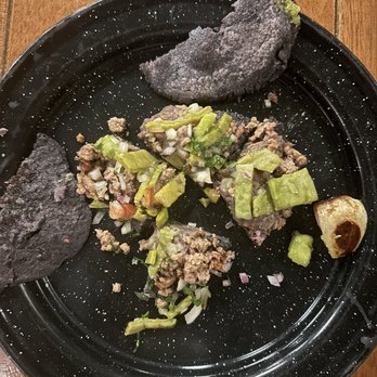La Tequila - Deconstructed Gorditas de Lomo y tuétano(bone marrow) - it was the special appetizer- worth trying - Mexican Near Me - Guadalajara, JAL La Tequila - Deconstructed Gorditas de Lomo y tuétano(bone marrow) - it was the special appetizer- worth trying - Mexican Near Me - Guadalajara, JAL