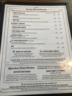 Menu photo 7 Cracker Barrel Old Country Store Norcross, GA Menu photo 7 Cracker Barrel Old Country Store Norcross, GA
