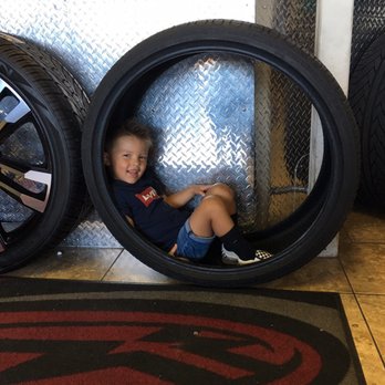 Vegas Audio & Customs - Me niño lol fitting inside my tires - Tires Near Me - Las Vegas, Nevada