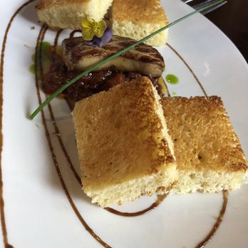 Maison Pucha Bistro - Hudson Valley Seared Foie Gras - French Near Me - Houston, Texas