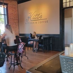 customers sitting at tables
