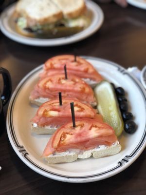 Photo of Langer's Delicatessen - Los Angeles, CA, US. Salmon and cream cheese bagel