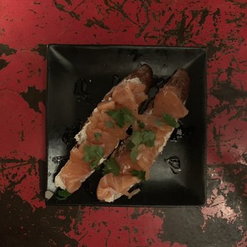 N 7 - Sake cured salmon tartine - French Near Me - New Orleans, Louisiana N 7 - Sake cured salmon tartine - French Near Me - New Orleans, Louisiana