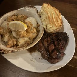 Steak & Stonington Sea Scallops