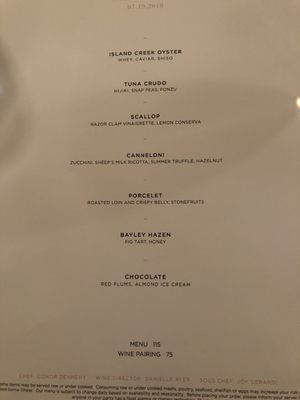 Menu photo 6 Talulla Cambridge, MA