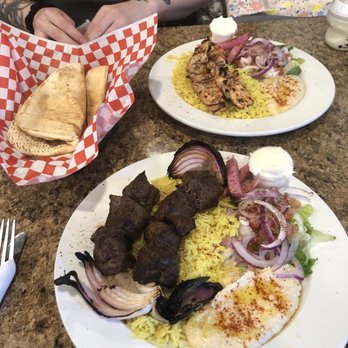 WTFalafel - Beef and chicken kebab plate - Falafel Near Me - Moreno Valley, California