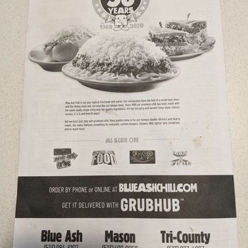 Blue Ash Chili - Menu - Burgers Near Me - Blue Ash, Ohio Blue Ash Chili - Menu - Burgers Near Me - Blue Ash, Ohio