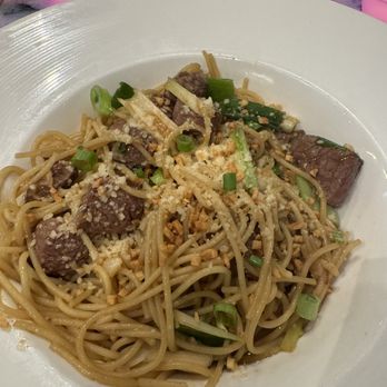Pink Tiger - Garlic Noodles with Waygu Steak - Asian Fusion Near Me - Washington, DC, District of Columbia