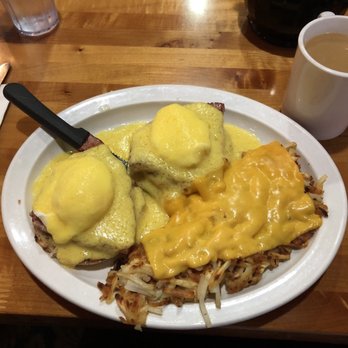 Granzella's Restaurant - Eggs Benedict with cheesy hash browns and coffee - Italian Near Me - Williams, California Granzella's Restaurant - Eggs Benedict with cheesy hash browns and coffee - Italian Near Me - Williams, California
