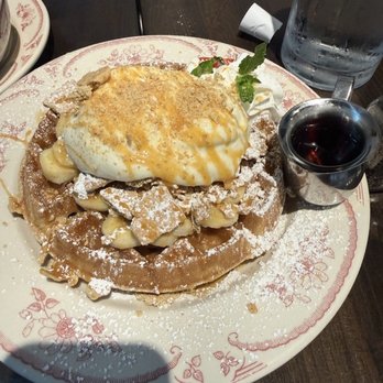 Eggstasy - Banana Cream Pie Waffle - Breakfast & Brunch Near Me - Chandler, Arizona Eggstasy - Banana Cream Pie Waffle - Breakfast & Brunch Near Me - Chandler, Arizona