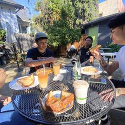 Classic Grilled Cheese Fancy Grilled Cheese Mushroom Empanada Loose Leaf Tea Chai Latte Cold Brew Caramel Latte Horchata Latte