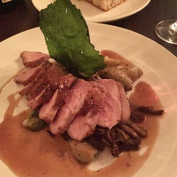 Rosemont Supper Club - Duck Tataki Maitake mushroom purée, potatoes - Supper Clubs Near Me - Stockton, New Jersey Rosemont Supper Club - Duck Tataki Maitake mushroom purée, potatoes - Supper Clubs Near Me - Stockton, New Jersey