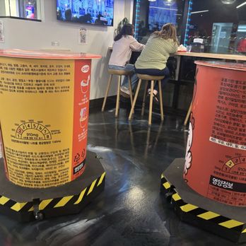 Seoulful Bites - Ramen cup high top tables - Korean Near Me - Reno, Nevada