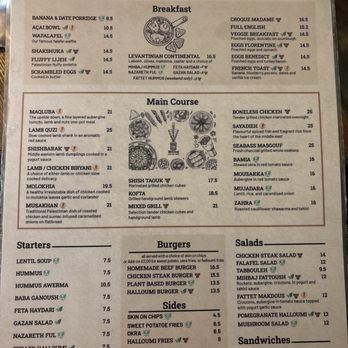 Mihbaj - Menu - Cafes Near Me - London, XGL Mihbaj - Menu - Cafes Near Me - London, XGL