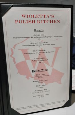 Menu photo 2 Wioletta’s Polish Kitchen Oak Creek, WI Menu photo 2 Wioletta’s Polish Kitchen Oak Creek, WI