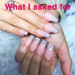 What I showed the nail tech