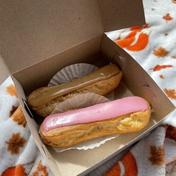 The French Bakery & Pastry shop - Coffee eclair & raspberry eclair - Specialty Food Near Me - Ormond Beach, Florida The French Bakery & Pastry shop - Coffee eclair & raspberry eclair - Specialty Food Near Me - Ormond Beach, Florida