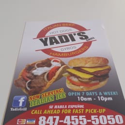 A menu A menu
