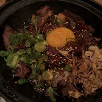 SUSHI-SAN - Beef 'n Bop Sizzling Rice - Sushi Bars Near Me - Chicago, Illinois
