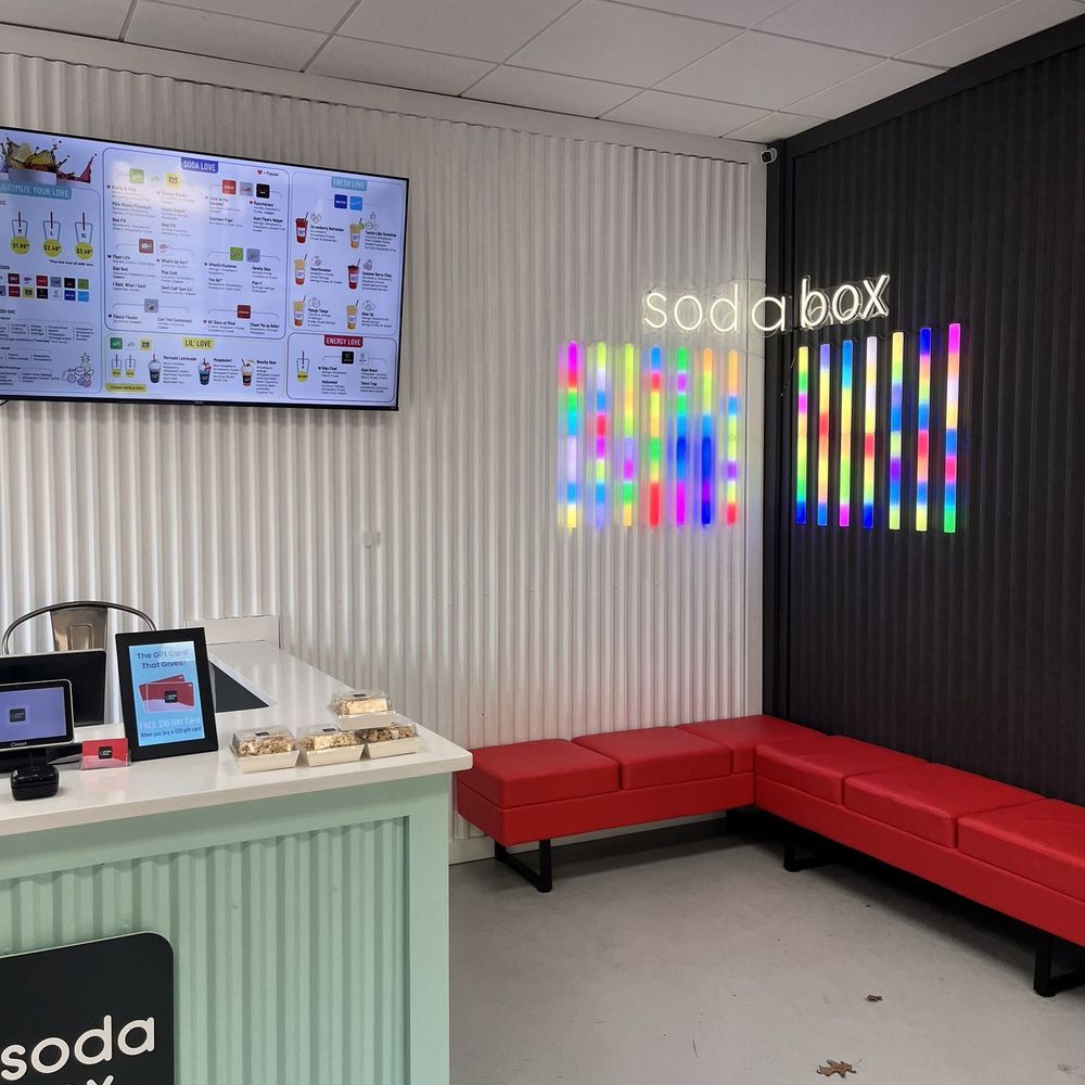 Sodabox - the inside of a soda box - Desserts Near Me - Rolesville, North Carolina Sodabox - the inside of a soda box - Desserts Near Me - Rolesville, North Carolina