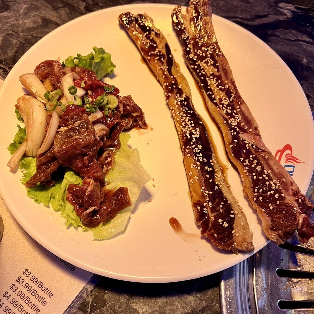 Ombu Grill - B1.Galbi-Grill marinated beef short ribs Beef bulgogi - Barbeque Near Me - Salt Lake City, Utah Ombu Grill - B1.Galbi-Grill marinated beef short ribs Beef bulgogi - Barbeque Near Me - Salt Lake City, Utah