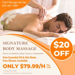 Pearl Massage and Spa - Walk-in & Appointment Welcome