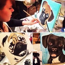 A Taste of Artistry's Paint Studio - Paint your pets portrait fundraiser.