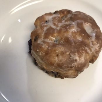 Rise Southern Biscuits & Righteous Chicken - Glazed Blueberry Biscuit - Breakfast & Brunch Near Me - Durham, North Carolina