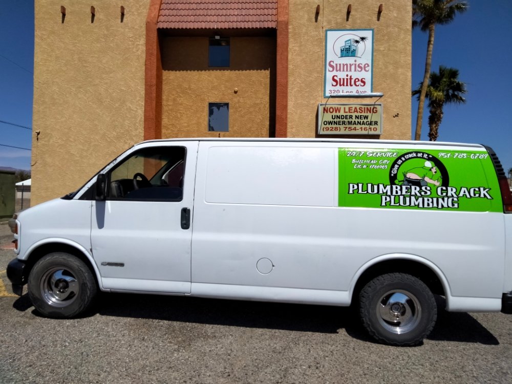 Slide of plumbers crack plumbing