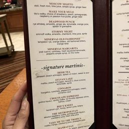 Cocktail Menu Cocktail Menu