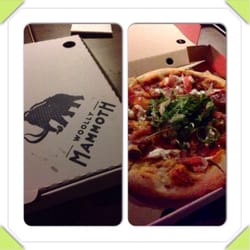 The Woolly Mammoth Alehouse - Fig n Pig pizza in a box! Woo!