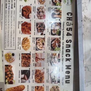 Cha2Cha - April Deal Menu 4 - Bubble Tea Near Me - Anaheim, California