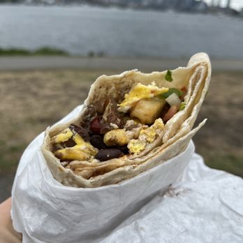 Mas Cafe - 4. Breakfast Sausage Burrito - Coffee & Tea Near Me - Seattle, Washington Mas Cafe - 4. Breakfast Sausage Burrito - Coffee & Tea Near Me - Seattle, Washington