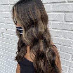 Serendipity Hair Salon - Caramel balayage with a trim.