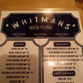 Whitmans - Burgers Near Me - New York, New York Whitmans - Burgers Near Me - New York, New York