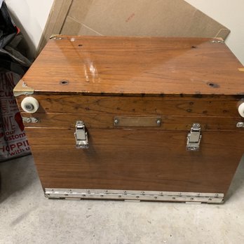 American Fire Recovery - Handmade teakwood fishing tackle box - Damage Restoration Near Me - Citrus Heights, California American Fire Recovery - Handmade teakwood fishing tackle box - Damage Restoration Near Me - Citrus Heights, California
