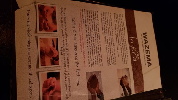 Menu photo 7 Wazema Ethiopian Restaurant Toronto, ON