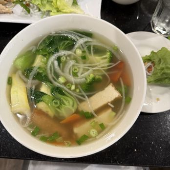 One Vietnamese Restaurant - Vegetables and Veggie Fried Tofu Pho - Vietnamese Near Me - Westminster, Colorado