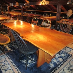 West Barnstable Tables - Trestle Table made from Live Edge Cherry. 10 feet long!