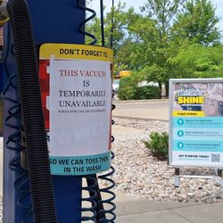 Zips Car Wash - Vacuums haven't been available for some time. .