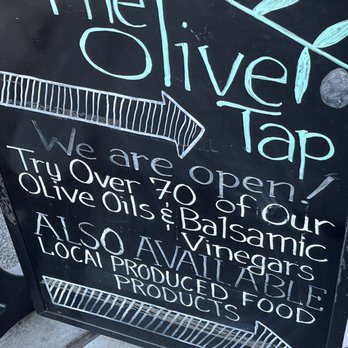 The Olive Tap - a sign for the olive tap - Olive Oil Near Me - Pittsburgh, Pennsylvania